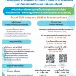 ประชุมวิชาการระดับชาติครั้งที่ 5 และนานาชาติ ครั้งที่ 3 ภายใต้หัวข้อ “เทคโนโลยีและนวัตกรรม สู่การเป็นสังคมสุขภาวะอย่างยั่งยืน